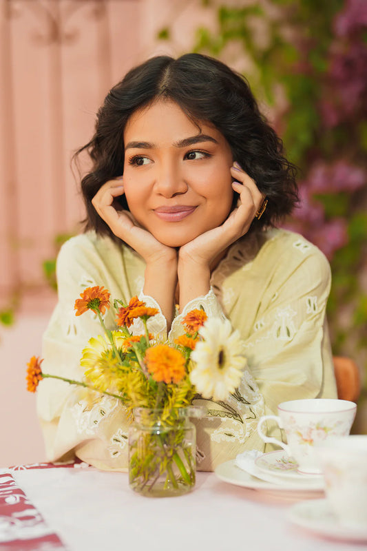 PALE GREEN | E7589/102/130 | Women Casual SS '26 Drop 3 | Ethnc