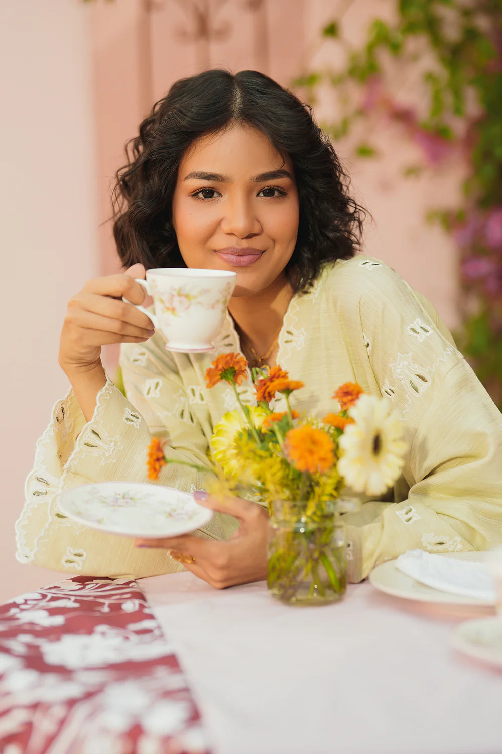 PALE GREEN | E7589/102/130 | Women Casual SS '26 Drop 3 | Ethnc