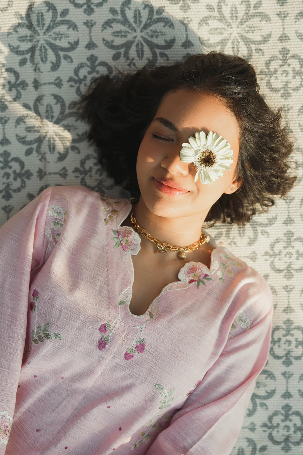 POWDER PINK | E7586/102/315 | Women Casual SS '26 Drop 3 | Ethnc