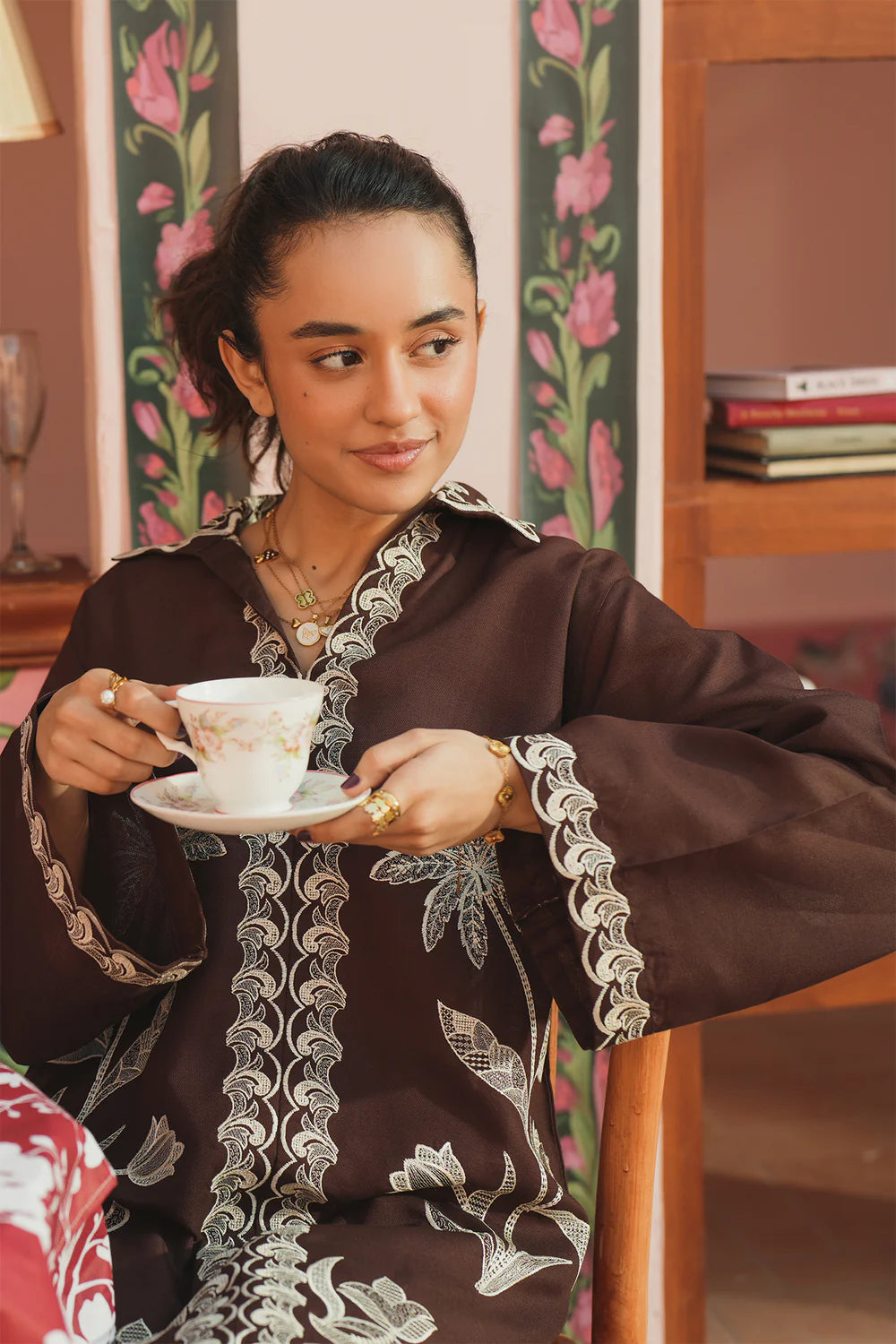 DEEP MAROON | E7696/102/302 | Women Casual SS '26 Drop 3 | Ethnc