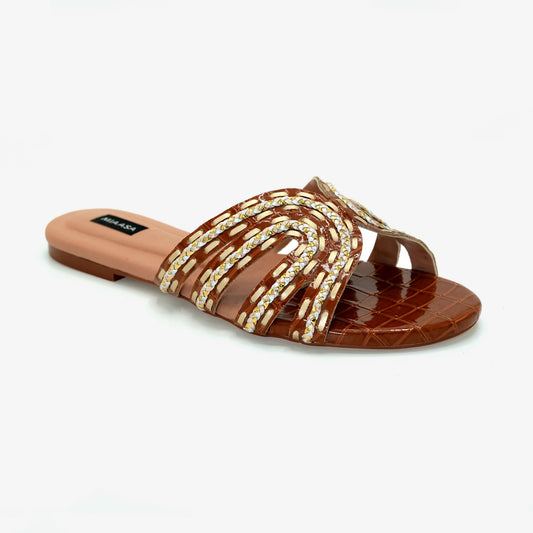 Zee Whipstitch 5.0 Brown | Miaasa | Footwear