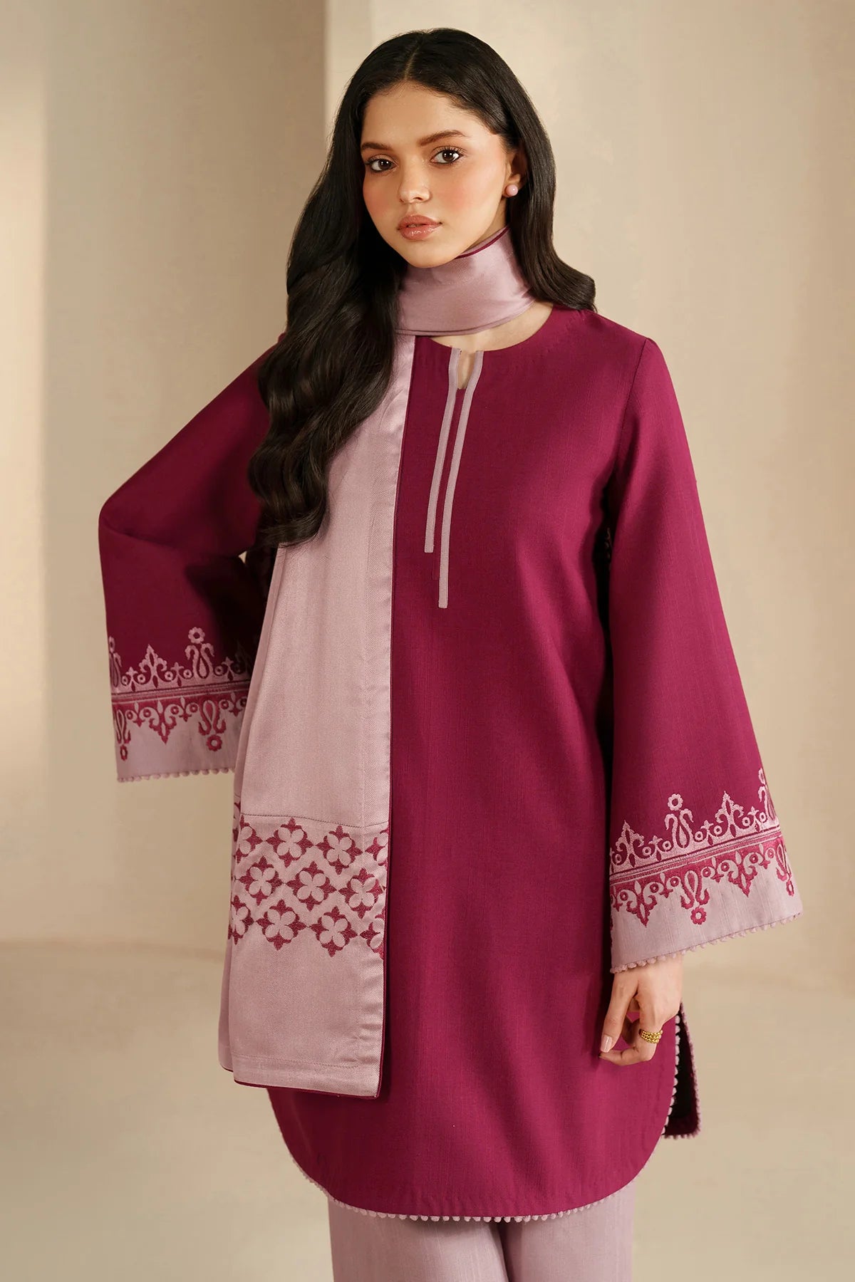 JZ-UW-D0193-0 | EMBROIDERED KHADDAR | Jazmin
