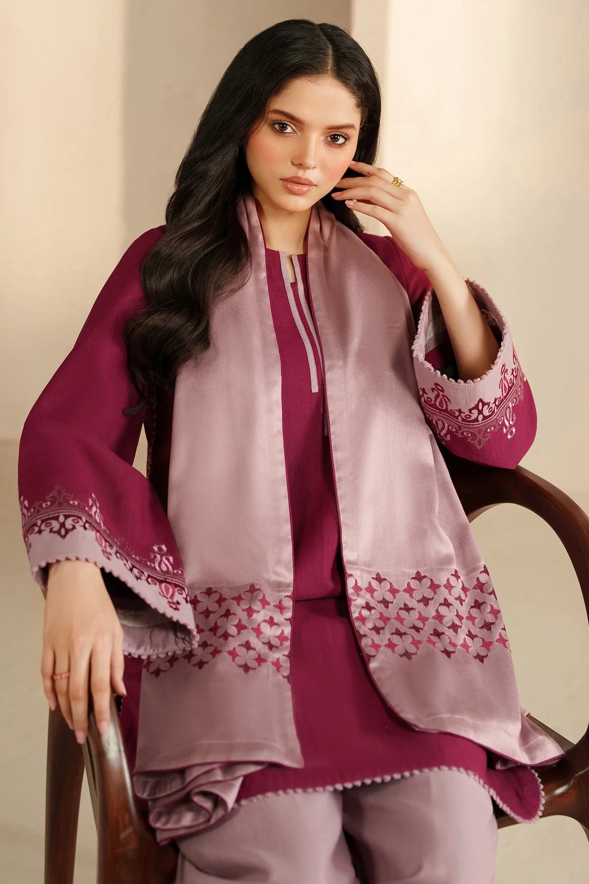 JZ-UW-D0193-0 | EMBROIDERED KHADDAR | Jazmin