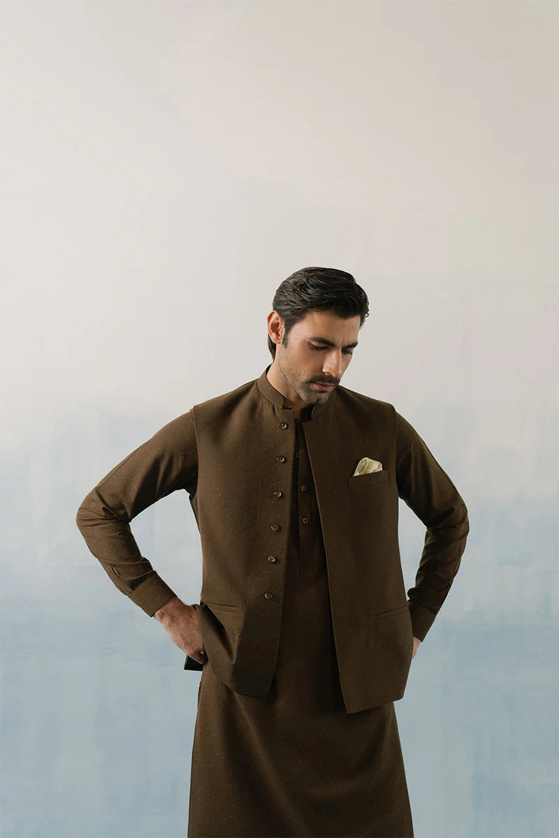 'Brown' Waistcoat | REPUBLIC MENSWEAR