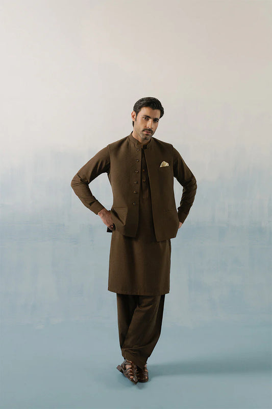 'Brown' Waistcoat | REPUBLIC MENSWEAR