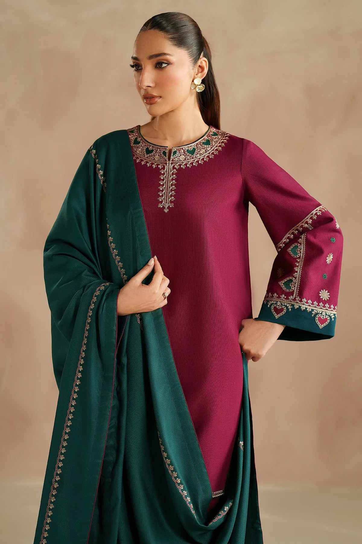 JZ-UW-D0215-0  | EMBROIDERED KHADDAR | Jazmin
