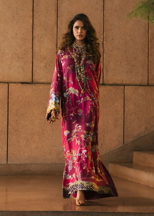 Laila - Plum |  Eid Prints | CRIMSON