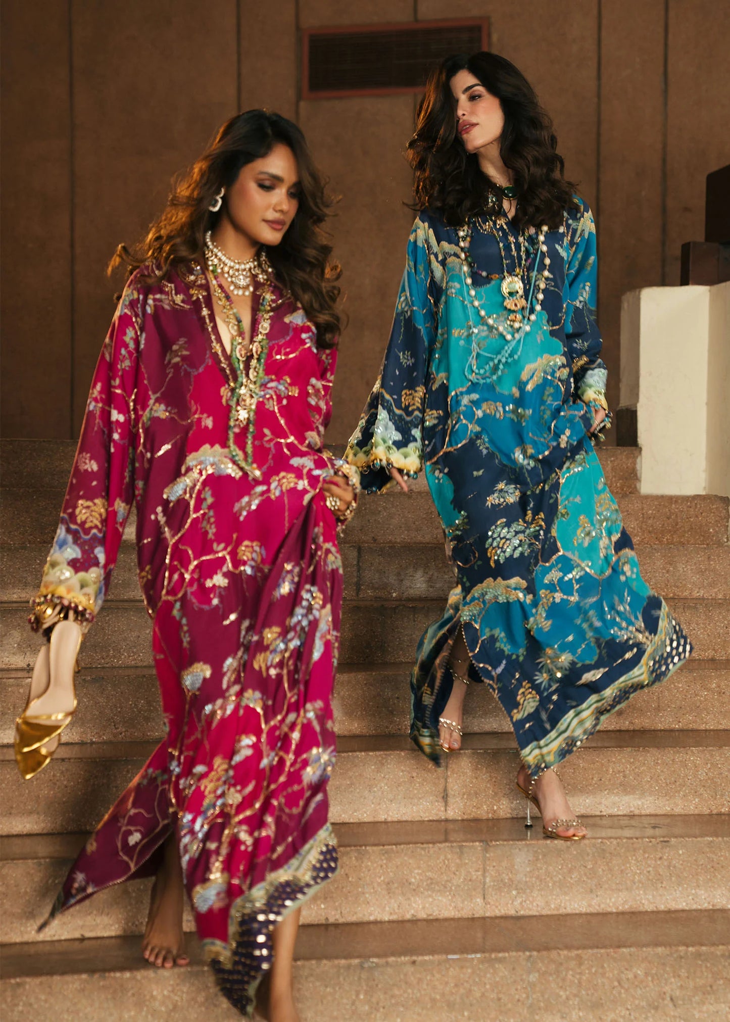 Laila - Plum |  Eid Prints | CRIMSON