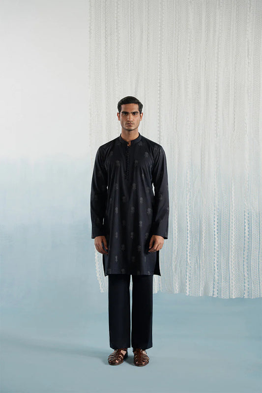 'Navy Blue' Kurta Pajama | REPUBLIC MENSWEAR