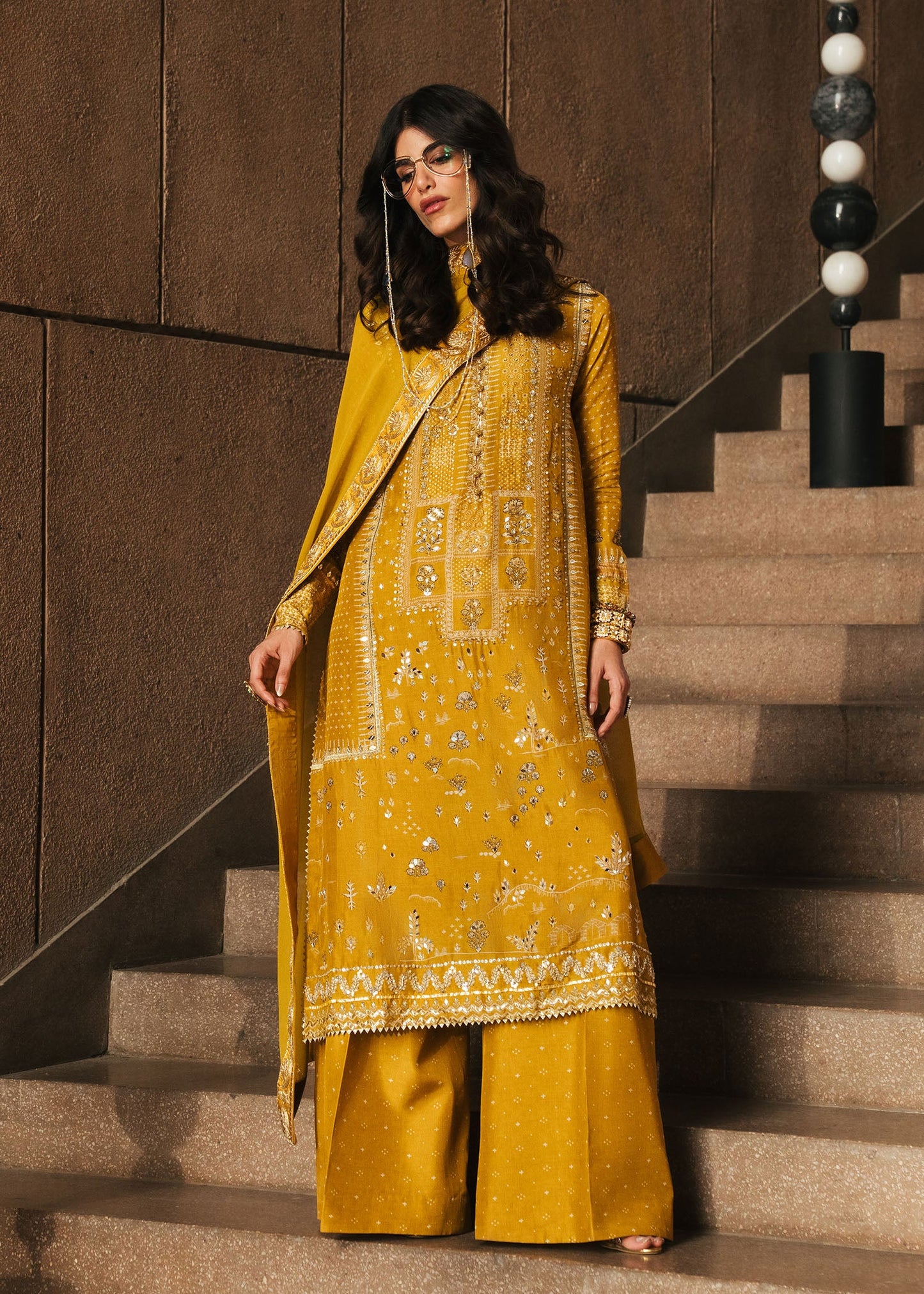 Patakha - Amber |  Eid Prints | CRIMSON