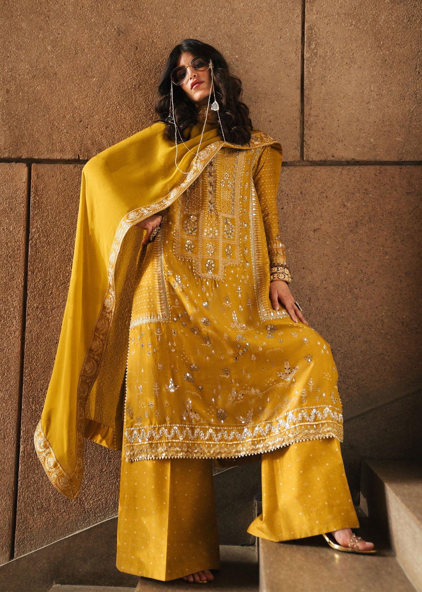 Patakha - Amber |  Eid Prints | CRIMSON