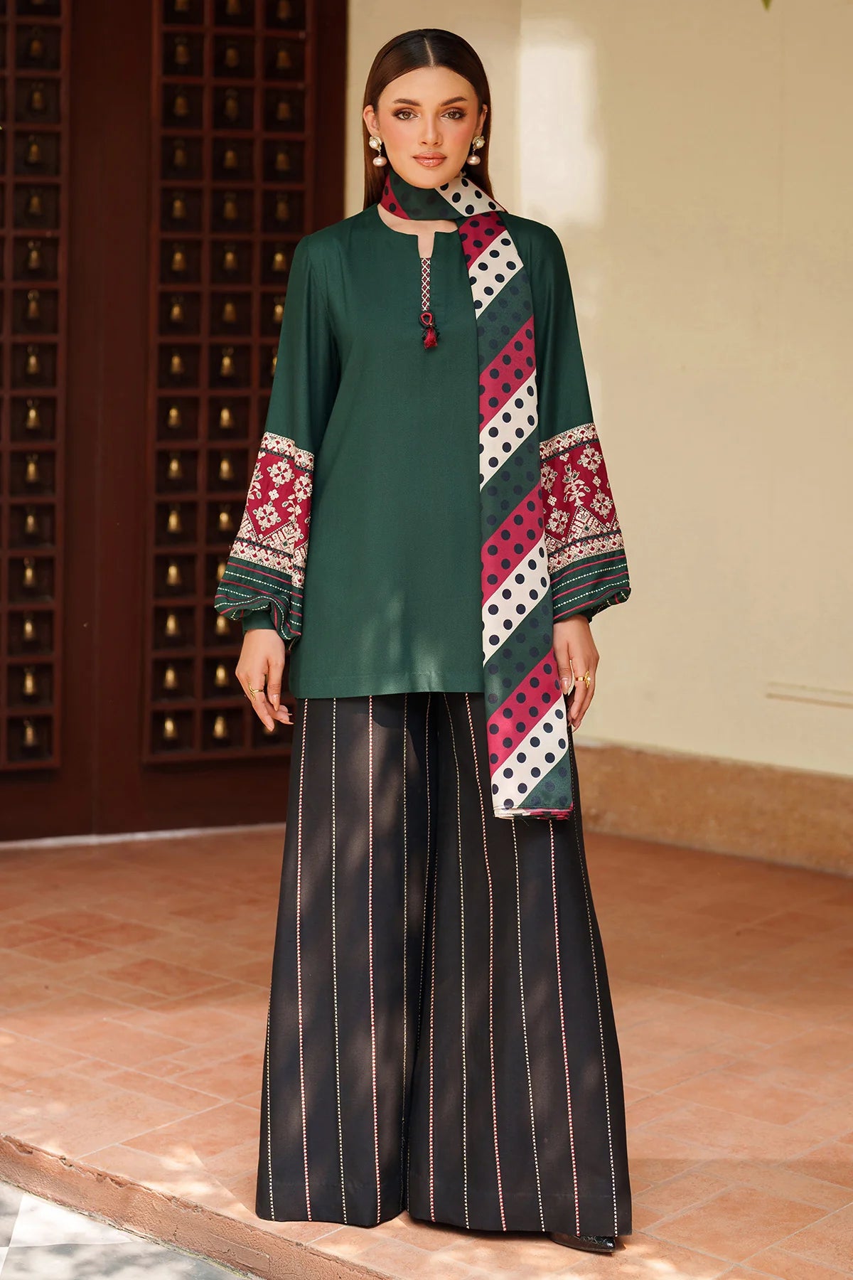 JZ-RTW-1271-1 | EMBROIDERED PREMIUM VISCOS | Jazmin