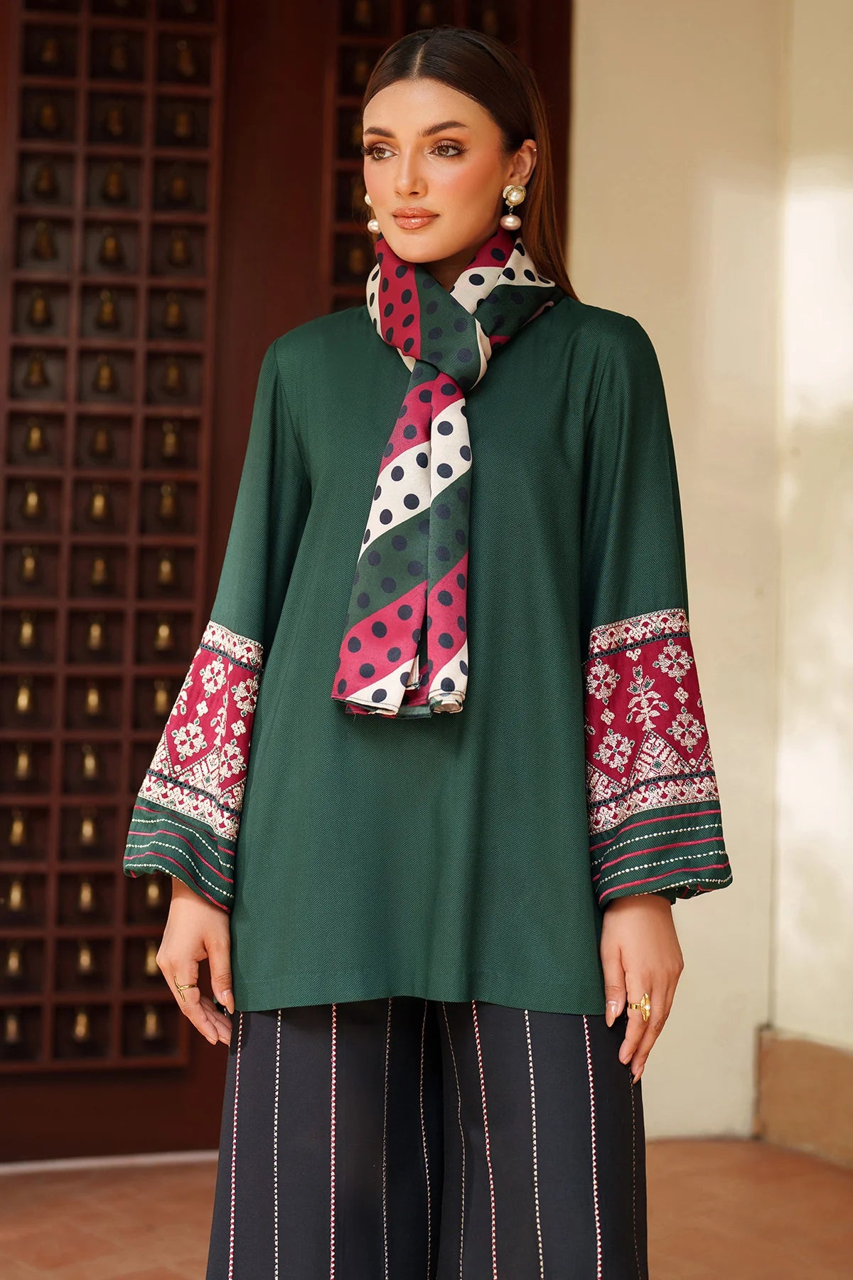 JZ-RTW-1271-1 | EMBROIDERED PREMIUM VISCOS | Jazmin