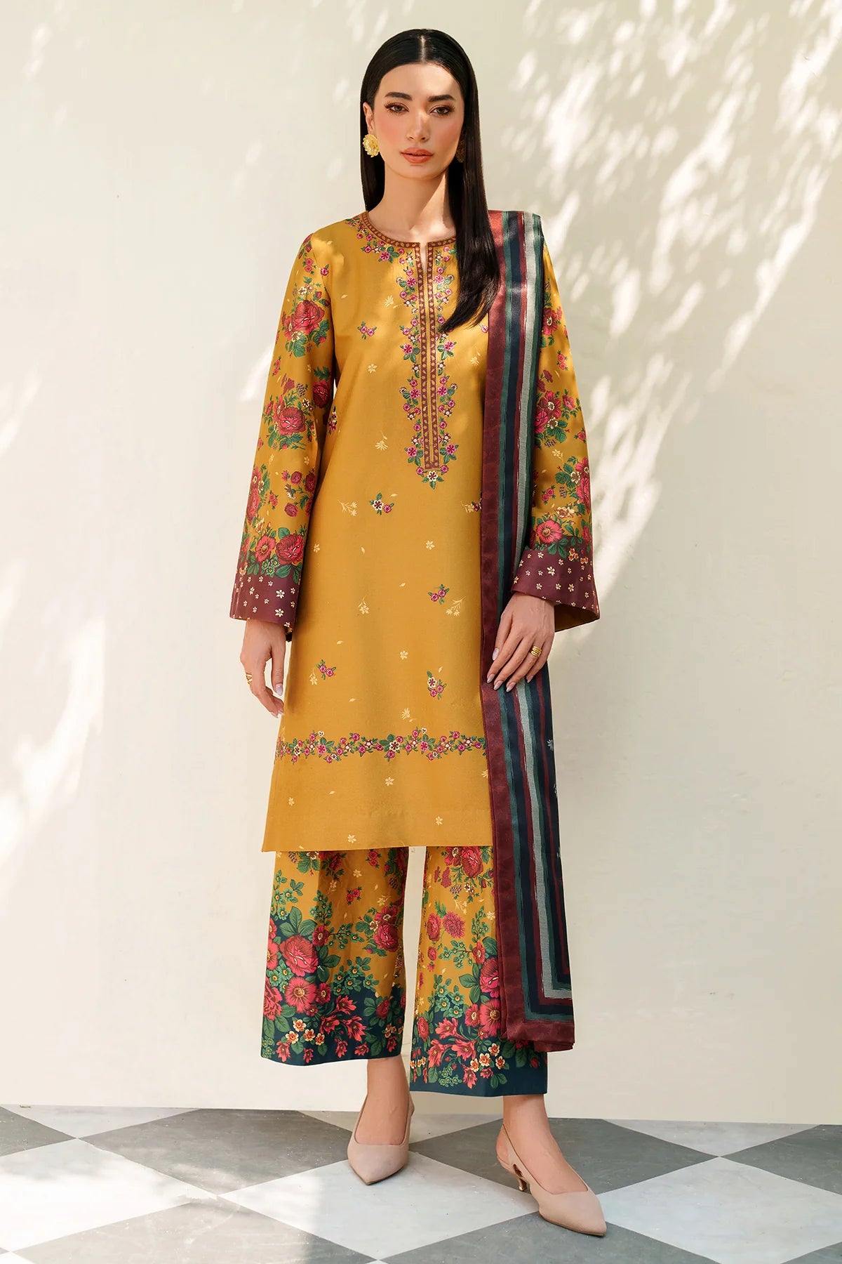 JZ-UW-D0177-0 | EMBROIDERED PREMIUM VISCOSE | Jazmin