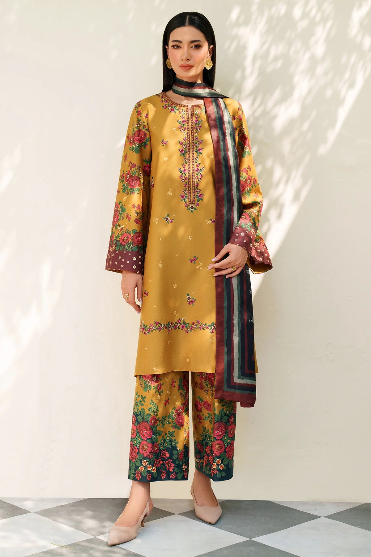 JZ-UW-D0177-0 | EMBROIDERED PREMIUM VISCOSE | Jazmin
