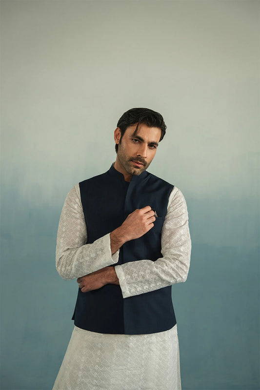 'Navy Blue' Classic Waistcoat | REPUBLIC MENSWEAR