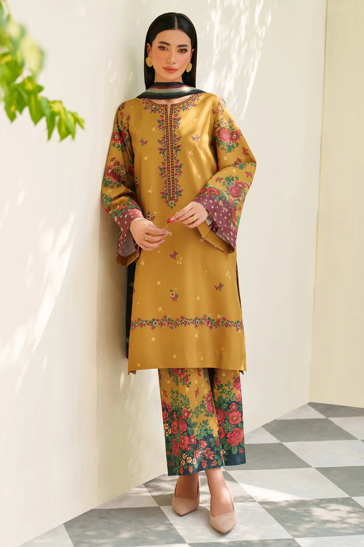 JZ-UW-D0177-0 | EMBROIDERED PREMIUM VISCOSE | Jazmin