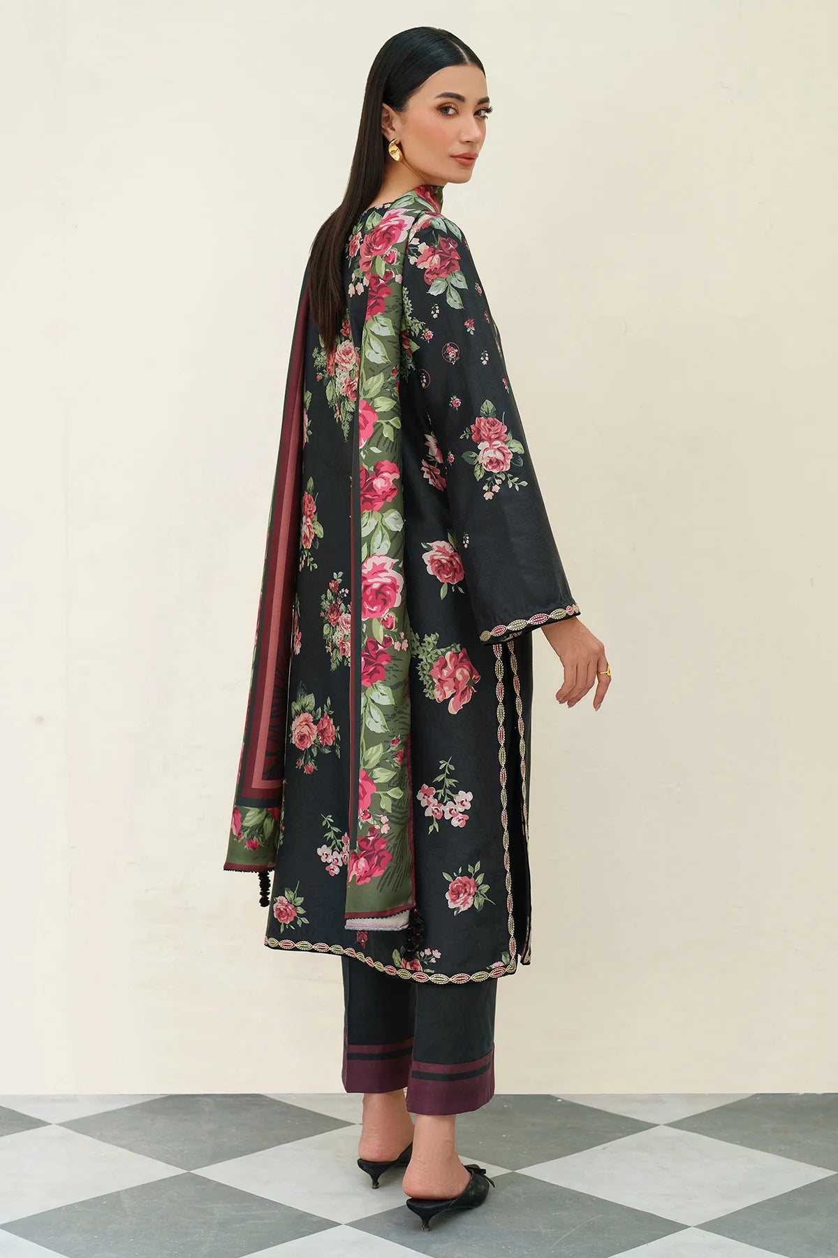 JZ-UW-D0167-0 | EMBROIDERED PREMIUM VISCOSE | Jazmin