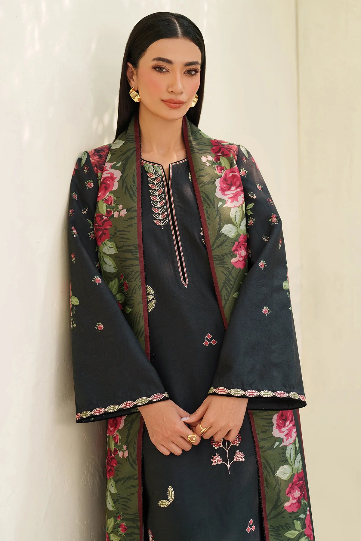 JZ-UW-D0167-0 | EMBROIDERED PREMIUM VISCOSE | Jazmin