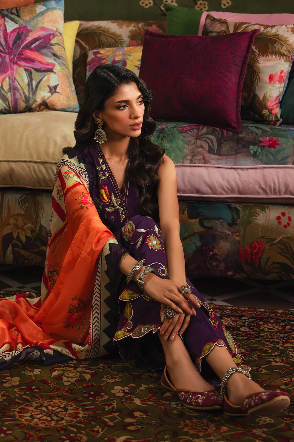 VIOLET | E4132/103/518 | Rozana Collection SS '26 - Drop 4 | Ethnc