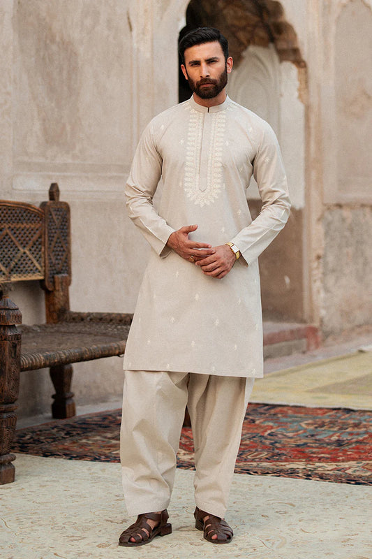 Salmon Pink Kurta Shalwar | REPUBLIC MENSWEAR