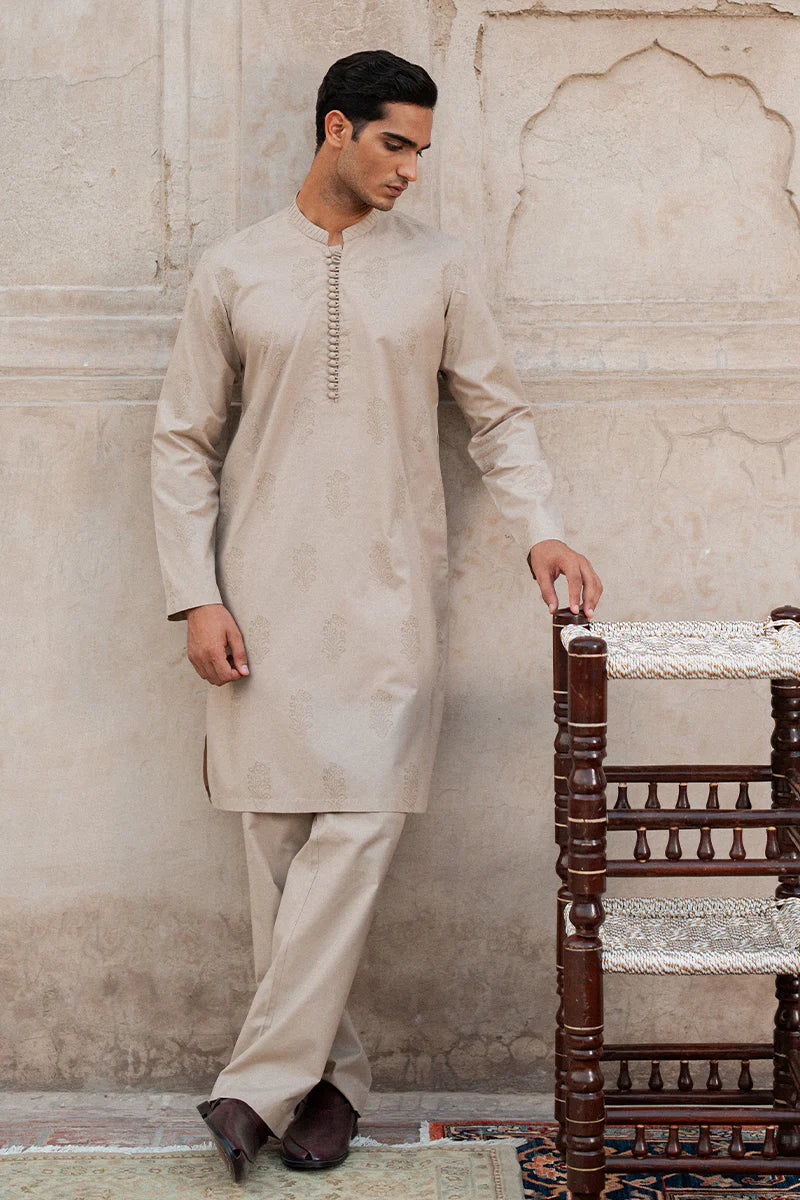 Beige Kurta Pajama | REPUBLIC MENSWEAR