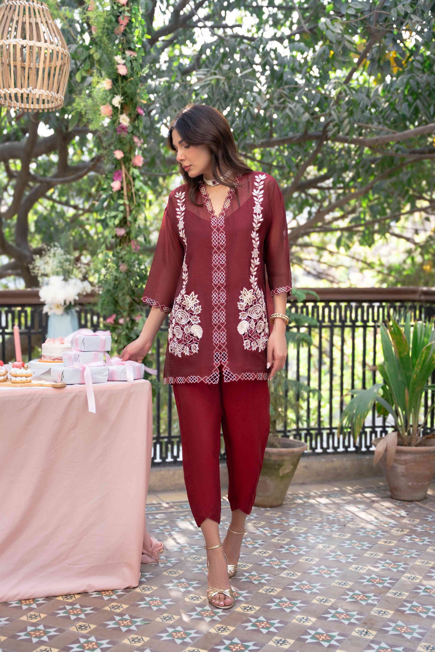 GARNET WINE | LUXE EID EDIT '26 | Studio Mehr