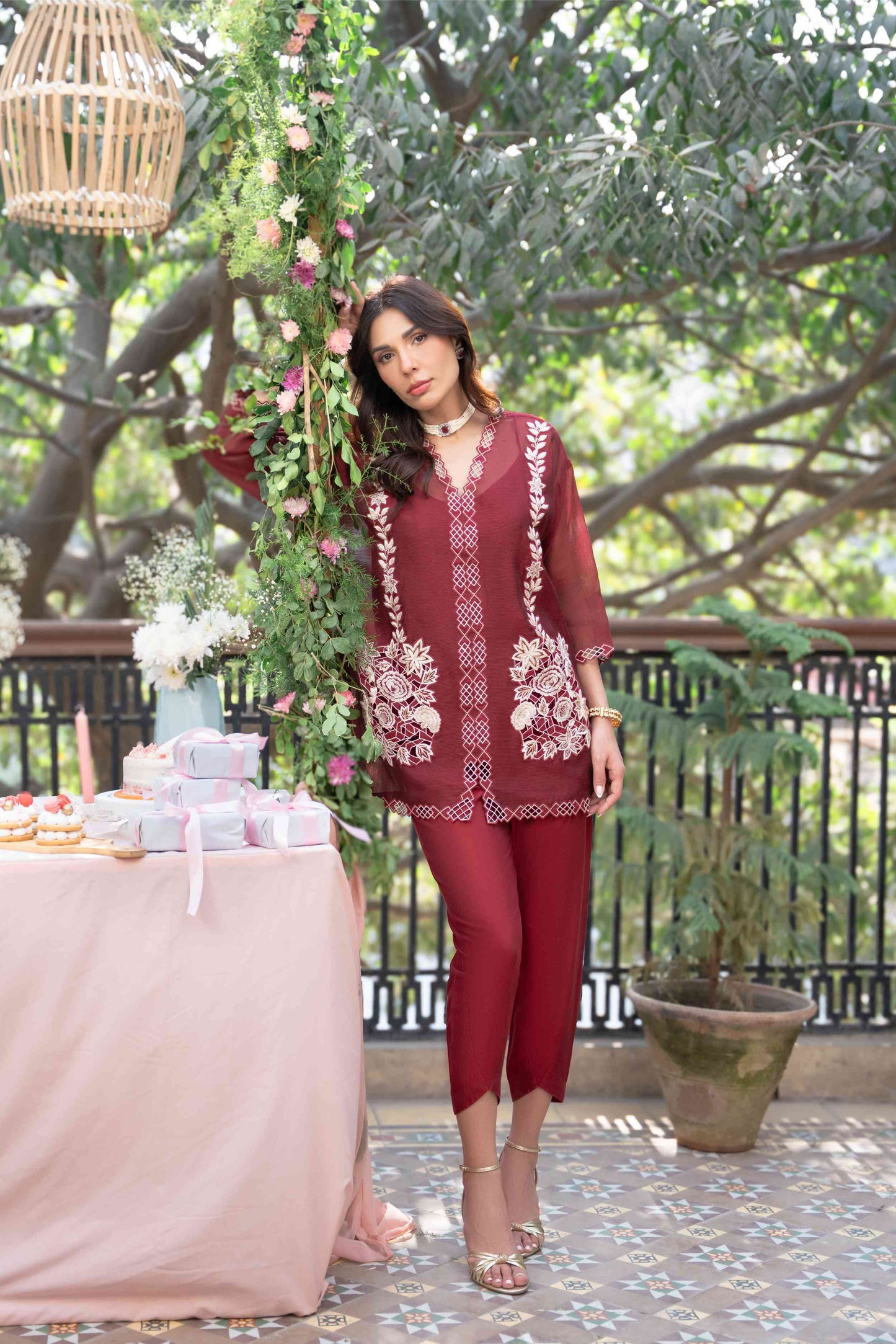 GARNET WINE | LUXE EID EDIT '26 | Studio Mehr