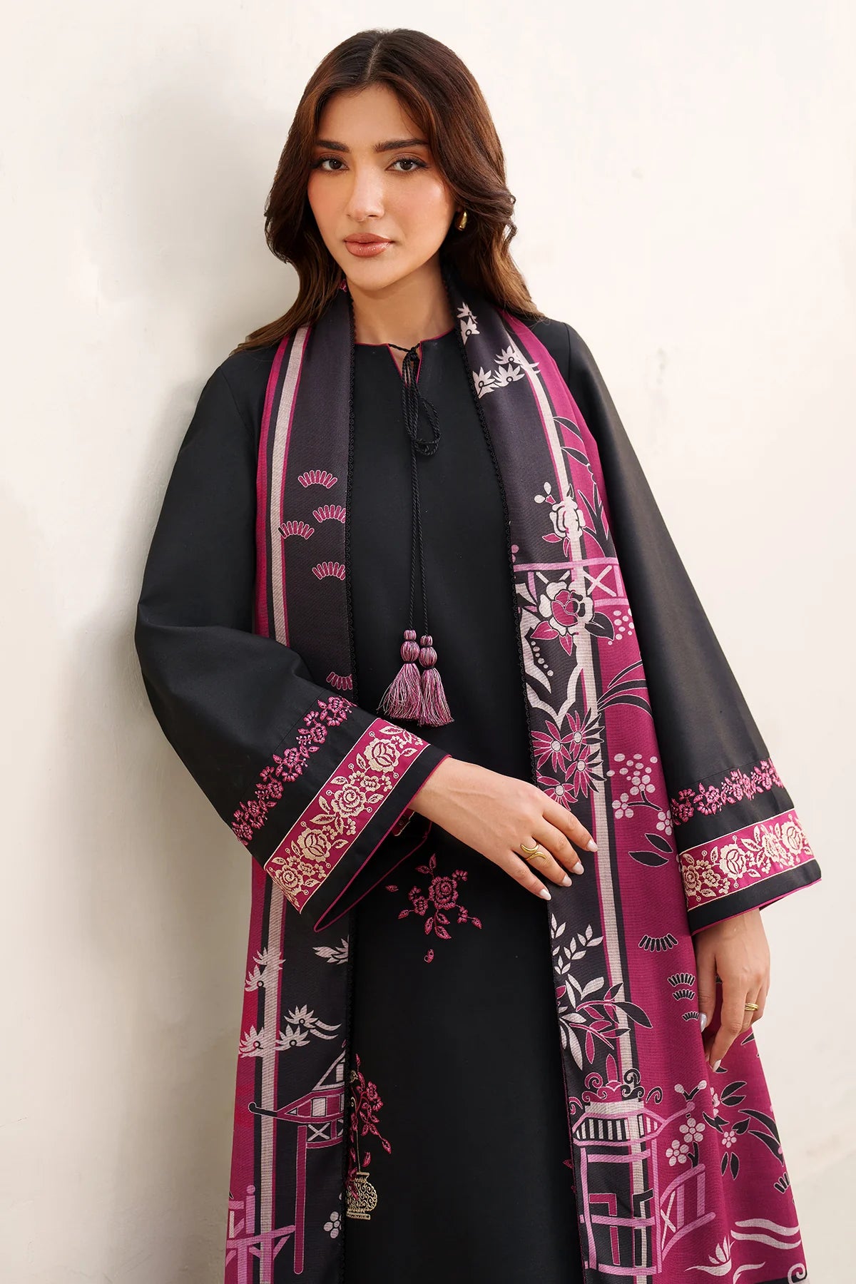 JZ-UW-D0154-0 | EMBROIDERED PREMIUM VISCOSE | Jazmin