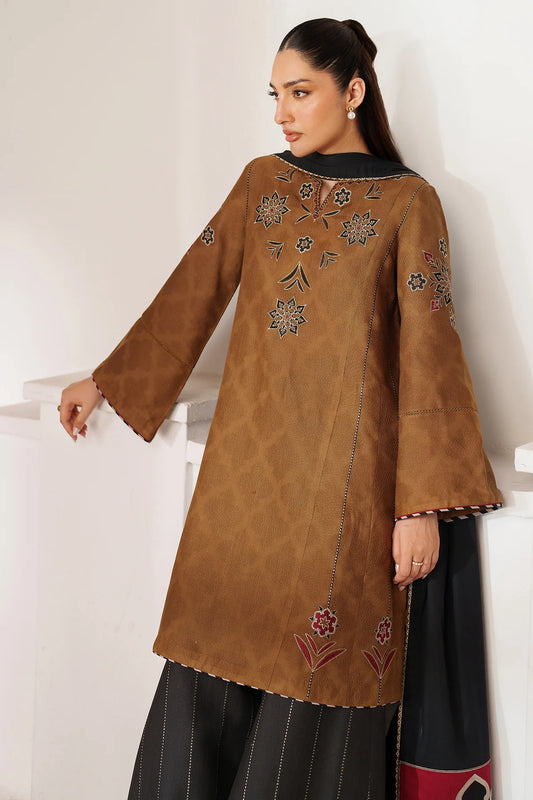 JZ-UW-D0150-0 | EMBROIDERED JACQUARD KHADDAR | Jazmin