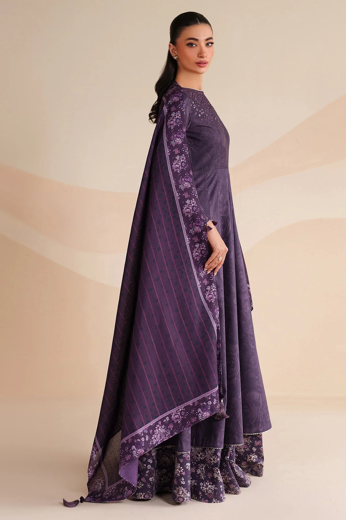 JZ-UW-D0244-0 | EMBROIDERED PREMIUM VISCOSE | Jazmin