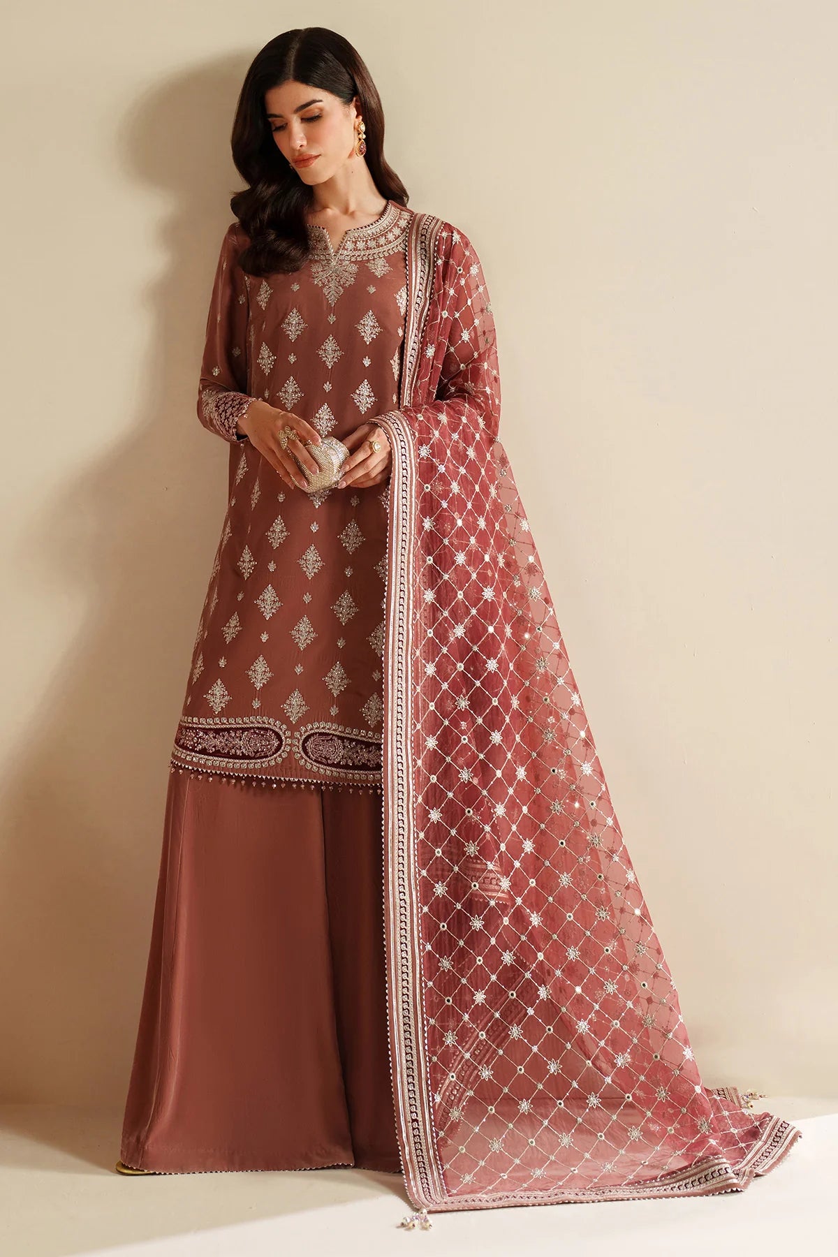 JZ-VVF-D3-0 | EMBROIDERED VELVET FORMAL | Jazmin