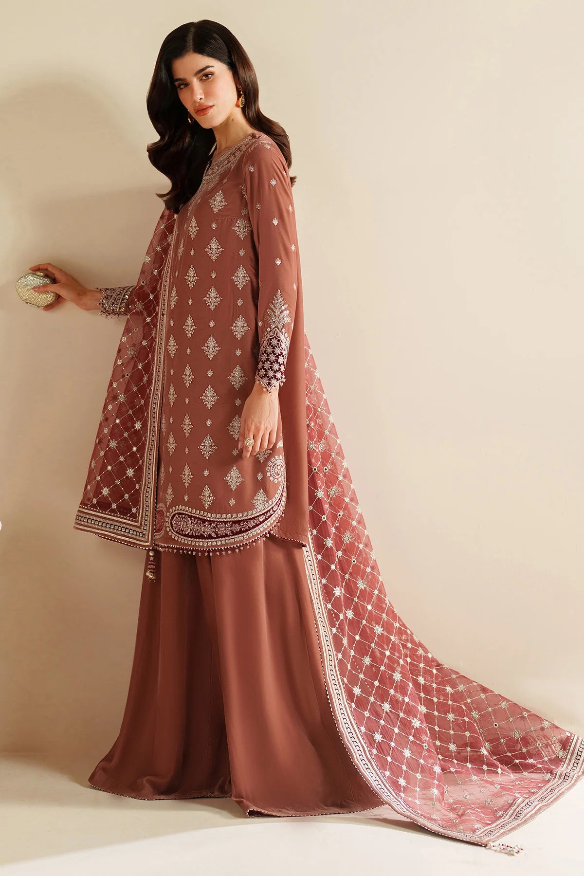 JZ-VVF-D3-0 | EMBROIDERED VELVET FORMAL | Jazmin