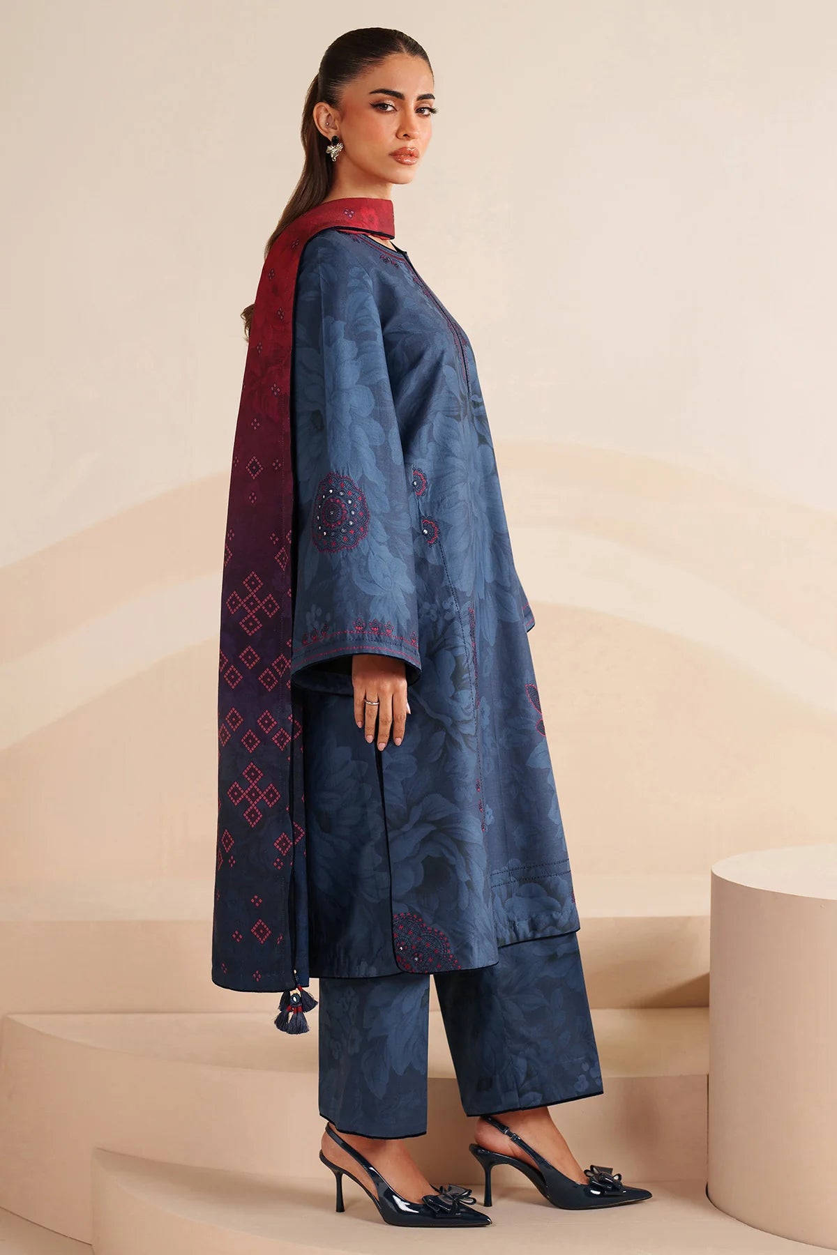 JZ-UW-D0234-0 | EMBROIDERED PREMIUM VISCOSE | Jazmin