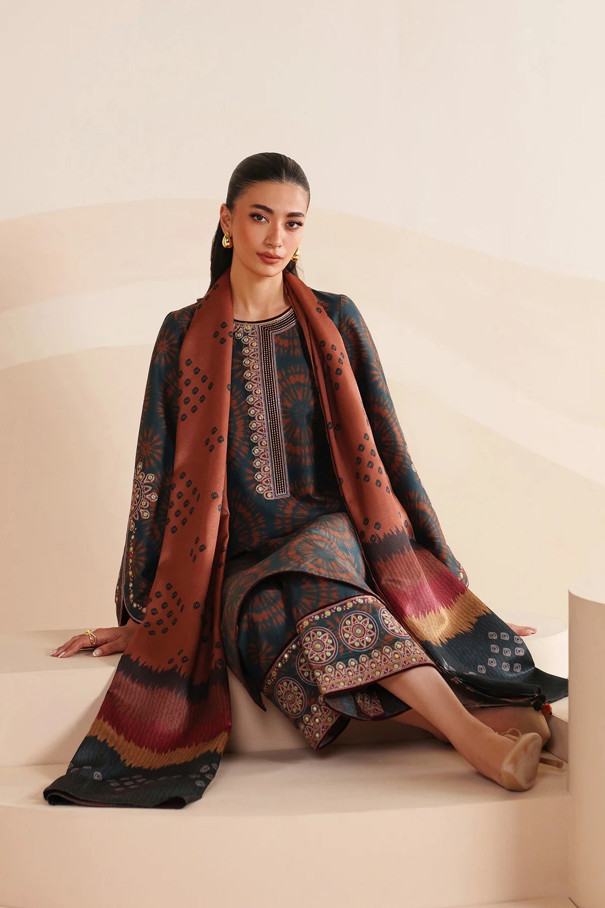 JZ-UW-D0238-0 | EMBROIDERED PREMIUM VISCOSE | Jazmin