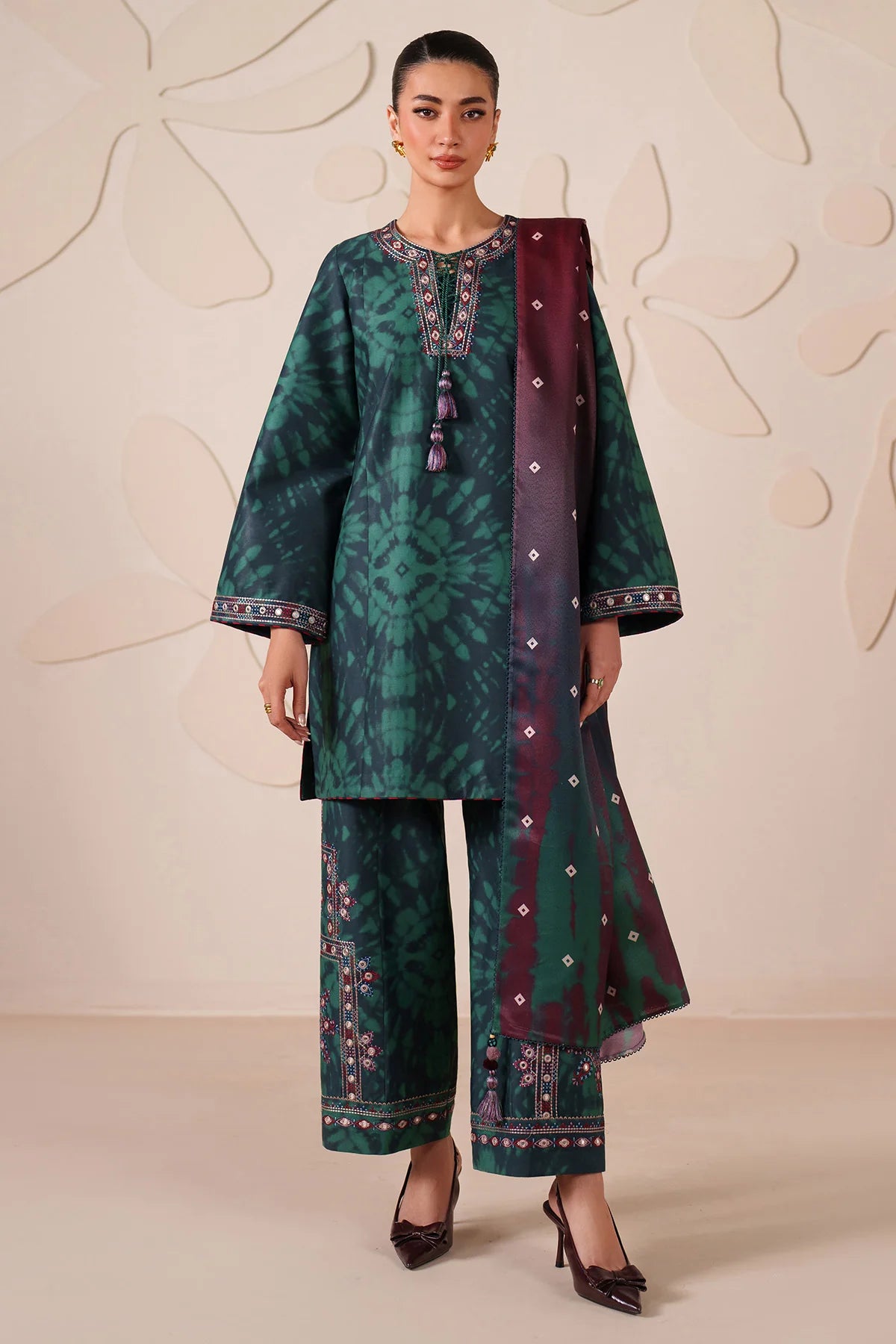 JZ-UW-D0232-0 | EMBROIDERED PREMIUM VISCOSE | Jazmin