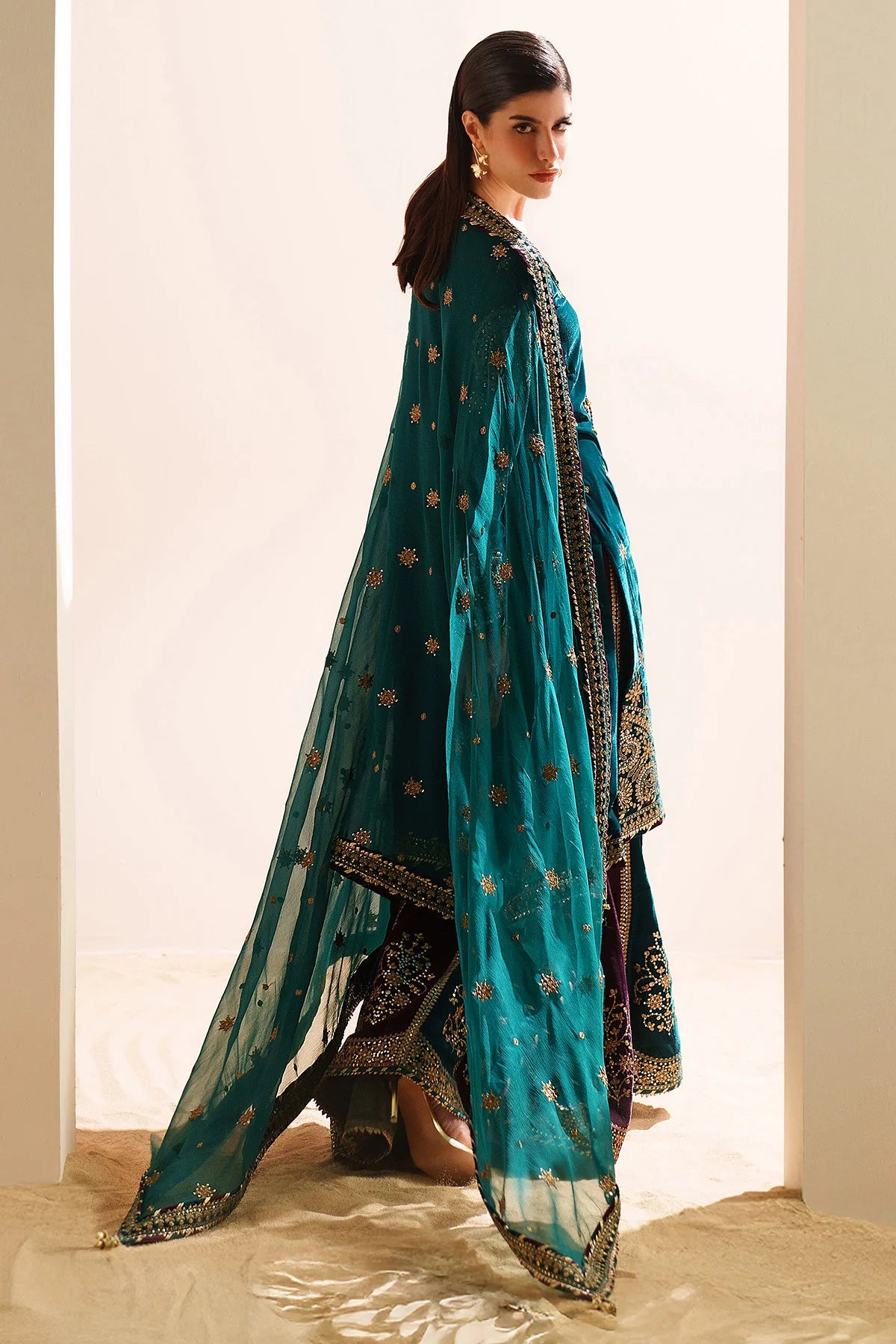 JZ-VVF-D8-0 | EMBROIDERED VELVET FORMAL | Jazmin