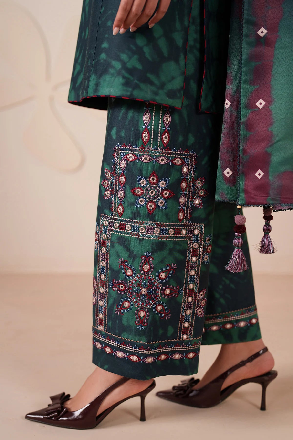 JZ-UW-D0232-0 | EMBROIDERED PREMIUM VISCOSE | Jazmin