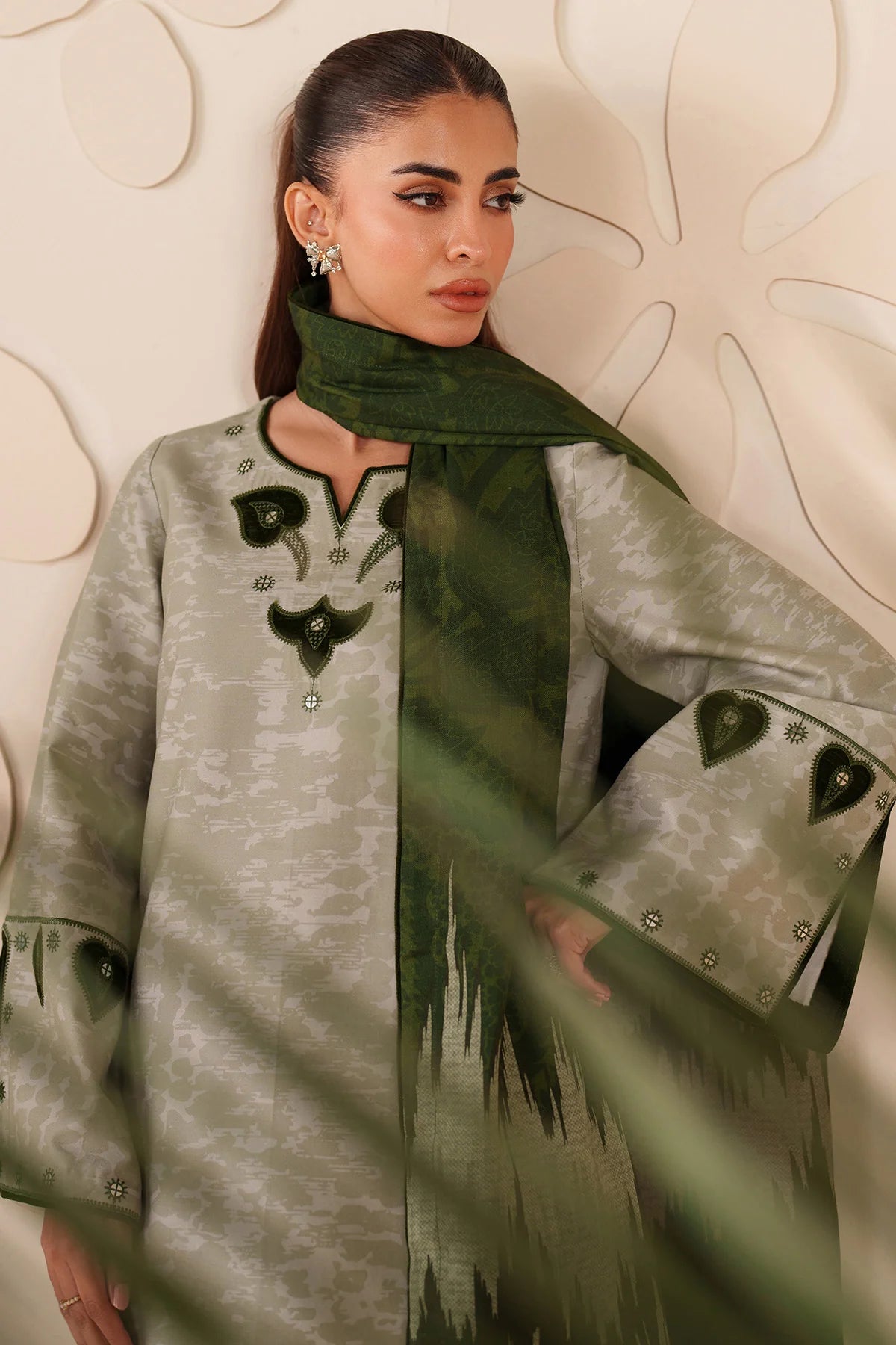 JZ-UW-D0233-0 | EMBROIDERED PREMIUM VISCOSE | Jazmin