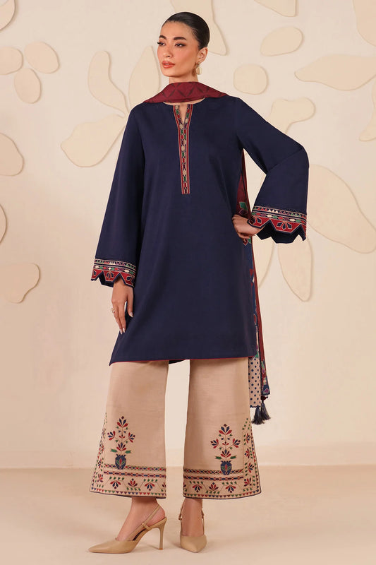 JZ-UW-D0219-0 | EMBROIDERED KHADDAR | Jazmin