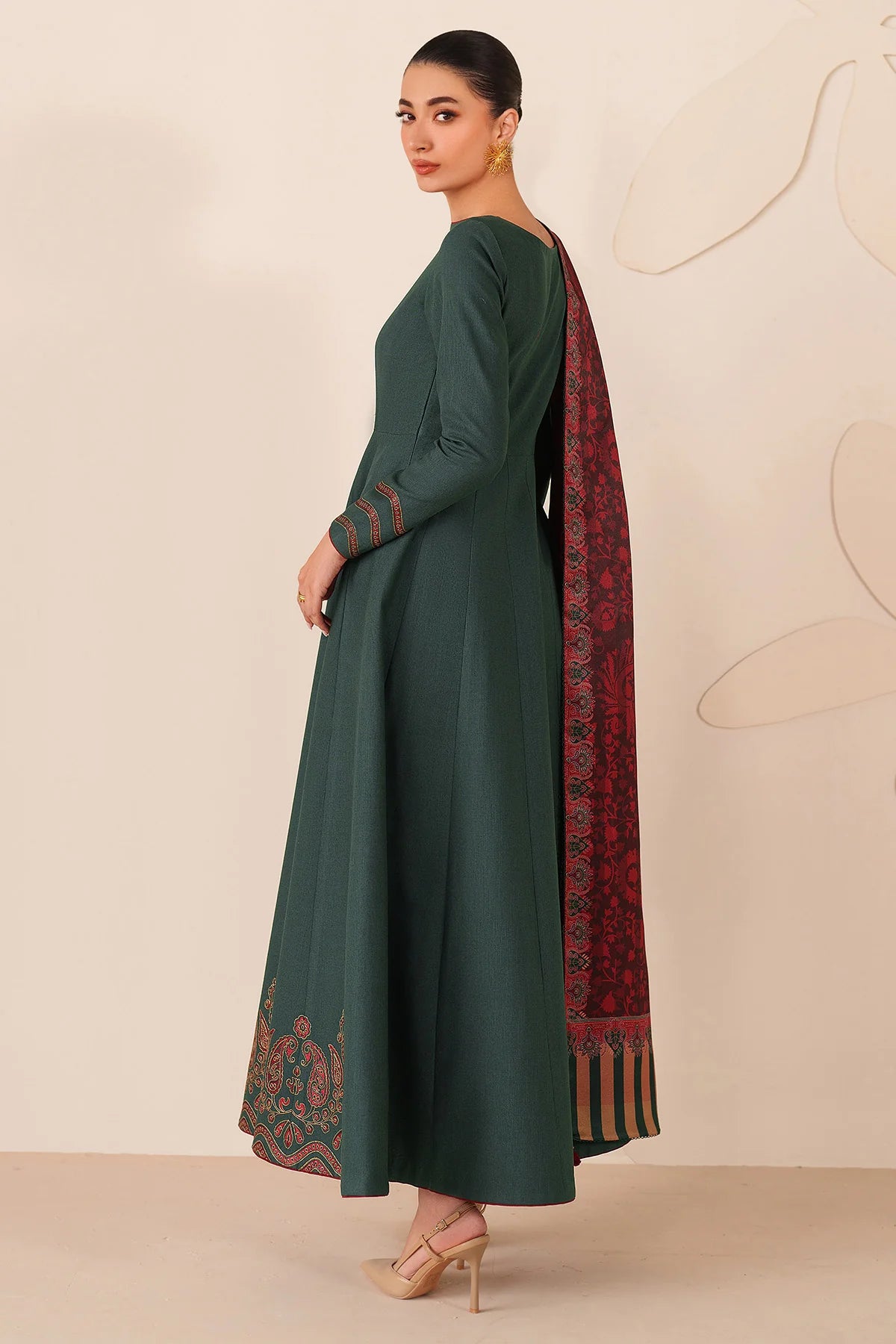 JZ-RTW-1273-1 | EMBROIDERED KHADDAR | Jazmin