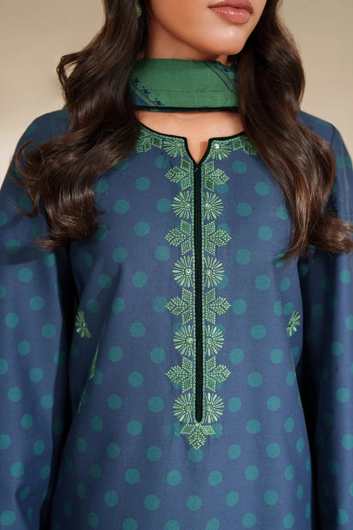 JZ-UW-D0222-0 | EMBROIDERED PREMIUM VISCOSE | Jazmin