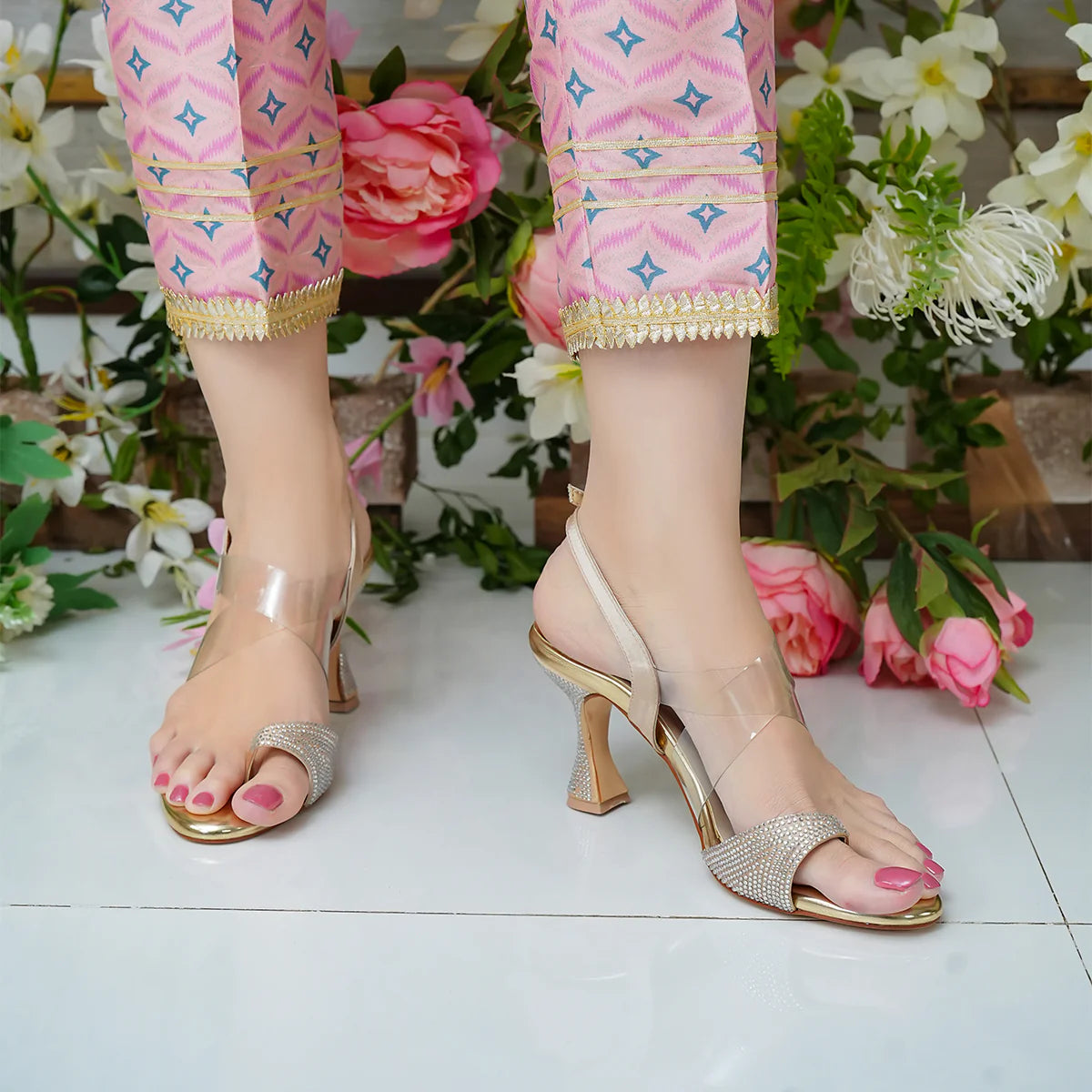 Misha - Gold | L'AMOUR | FOOTWEAR