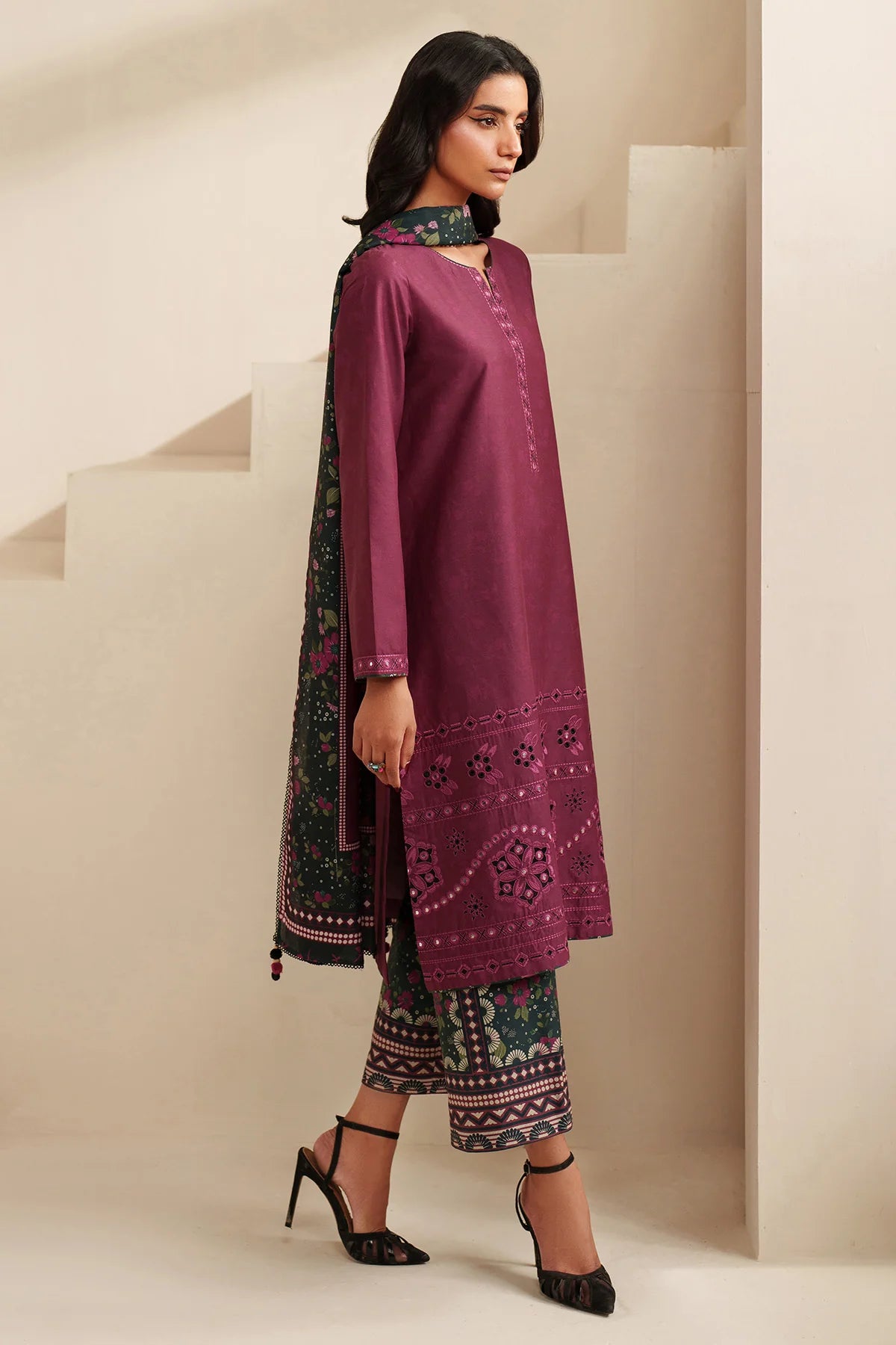 JZ-UW-D0225-0 | EMBROIDERED PREMIUM VISCOSE | Jazmin