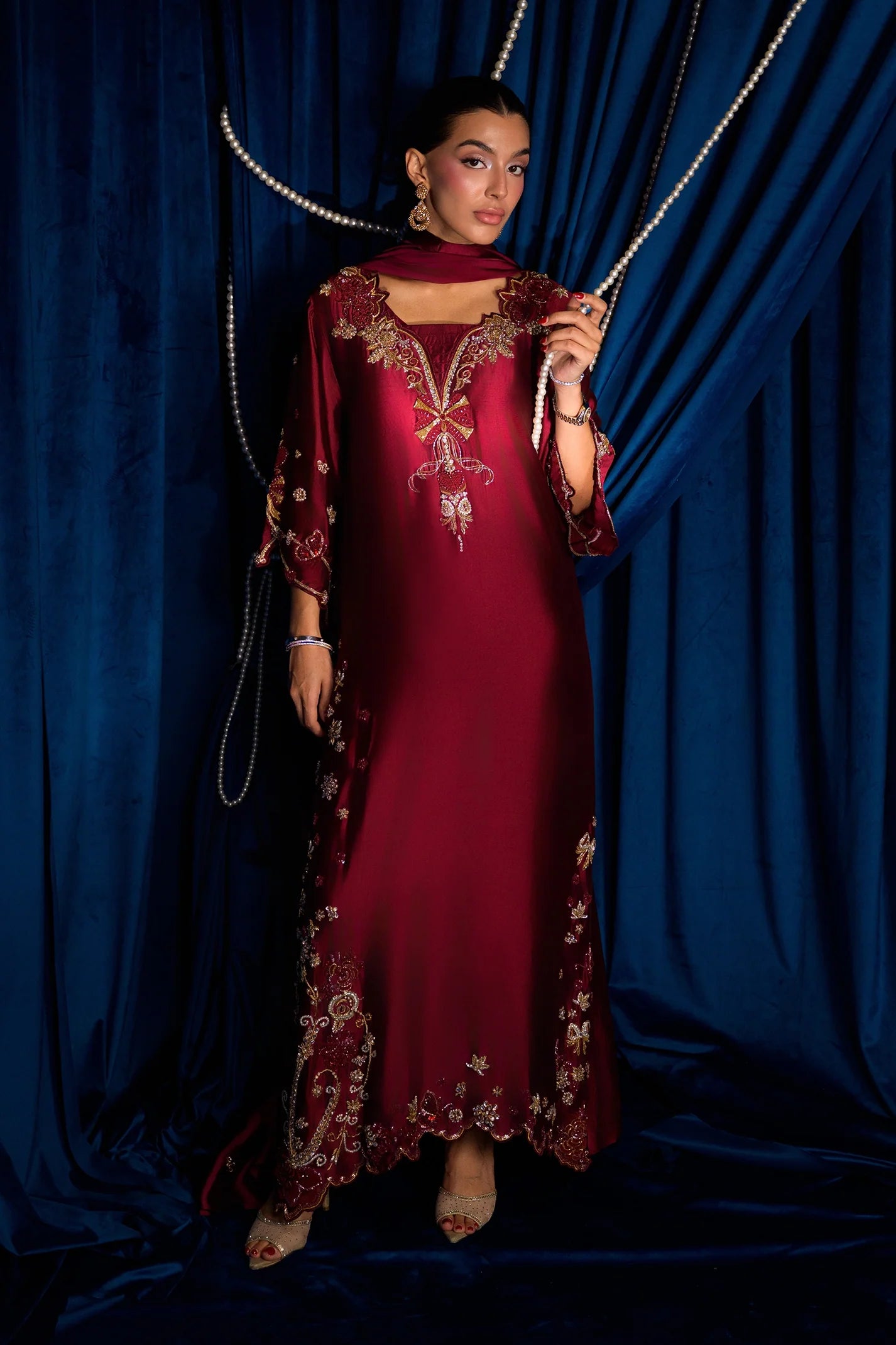 Pomegranate Punch |  Ayra Festive Formals '26 | Flairs Studio
