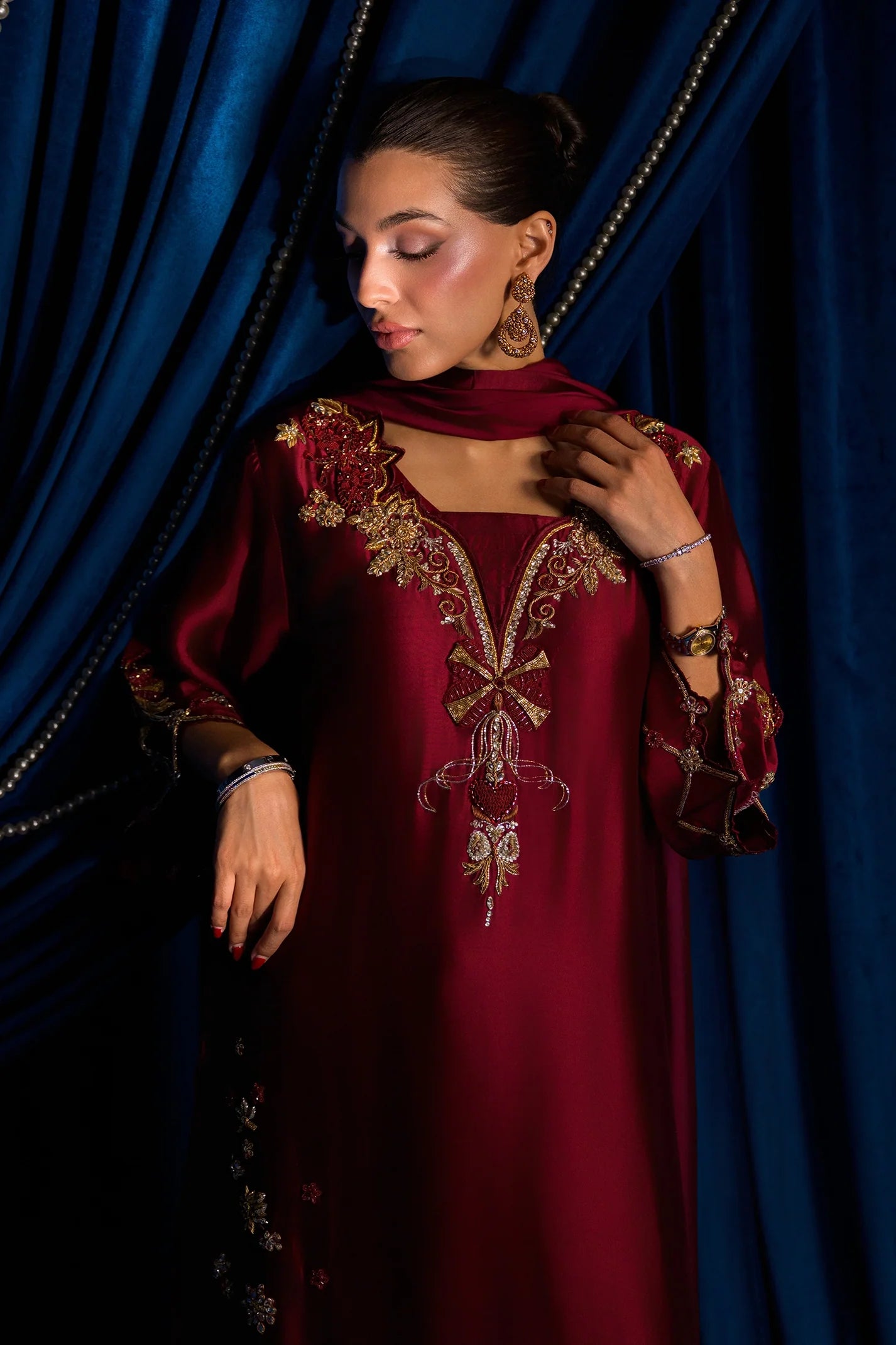 Pomegranate Punch |  Ayra Festive Formals '26 | Flairs Studio