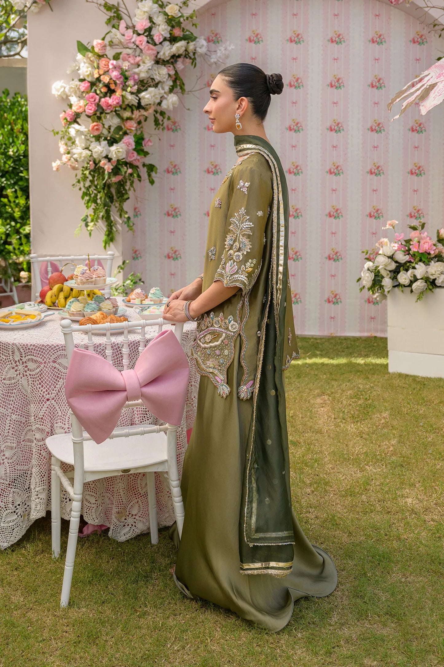 Earthy Green |  Siara Eid Luxe '26 | Flairs Studio