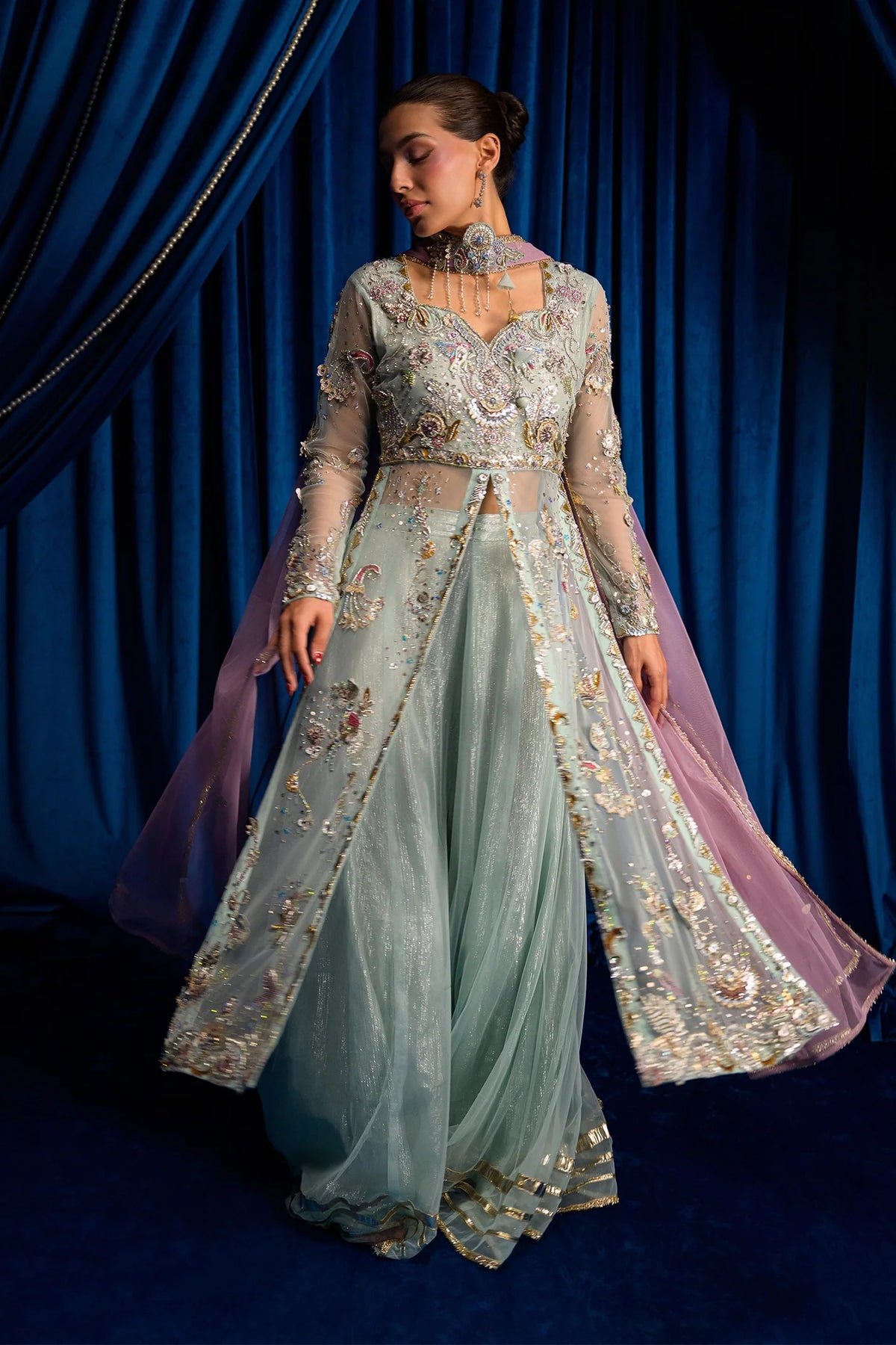 Sky Mist |  Ayra Festive Formals '26 | Flairs Studio