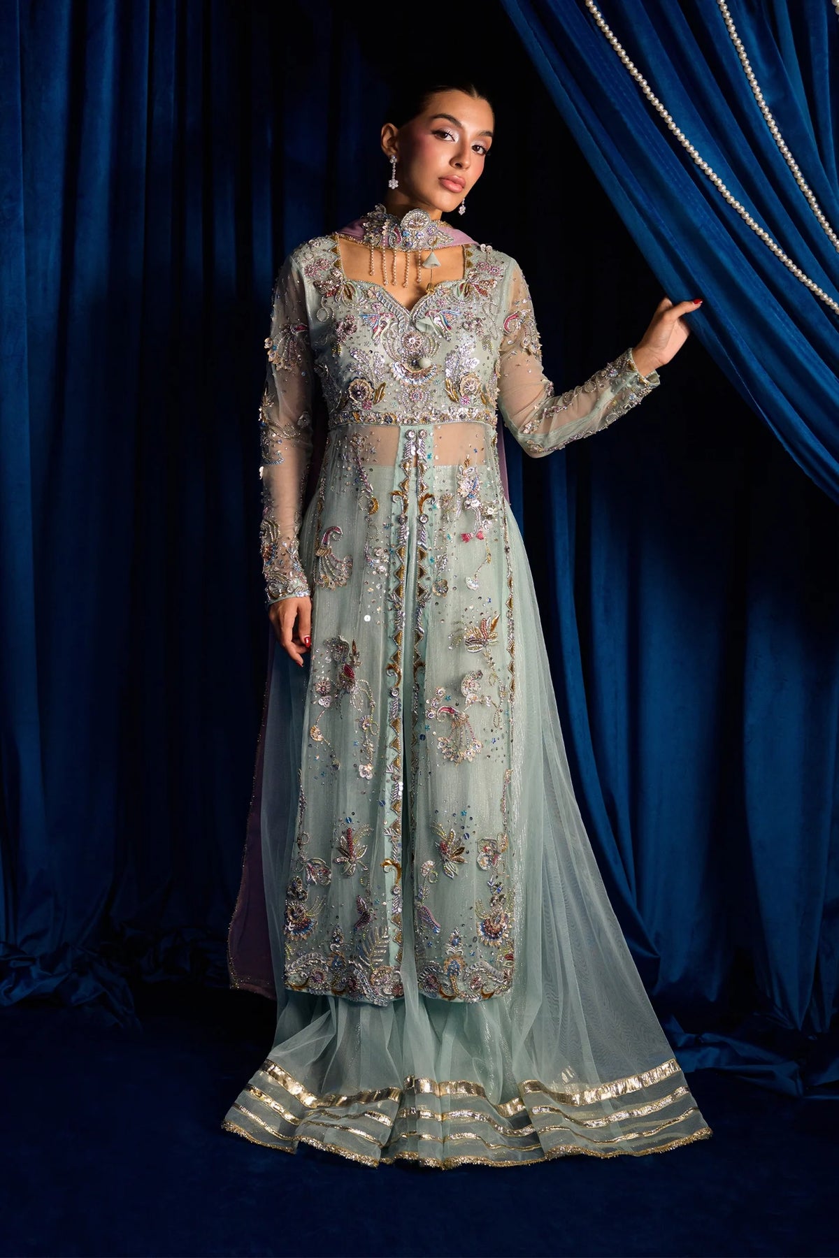 Sky Mist |  Ayra Festive Formals '26 | Flairs Studio