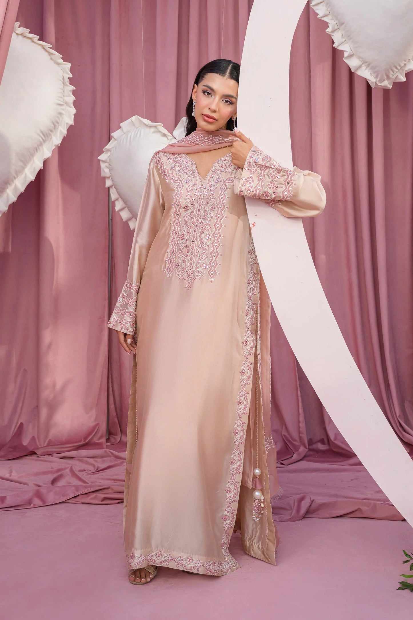 Blush Pink |  Eid Duo '26 | Flairs Studio